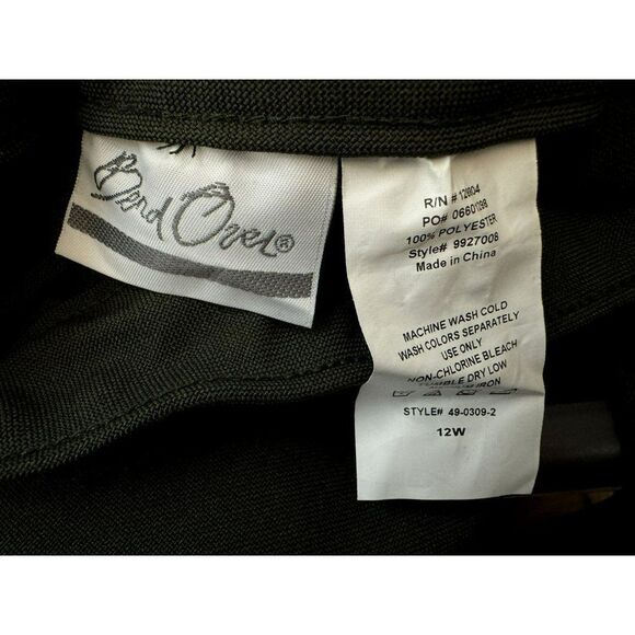 Bend Over Dark Olive Pull-On Pants Slacks Sz 12W Boot Cut No Pockets Modest NEW - Picture 5 of 6
